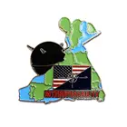 Pin factory Fast delivery Custom challenge coin Make soft enamel metal badge