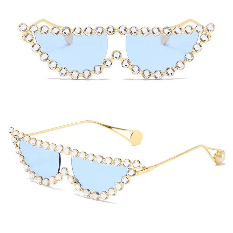 Luxury Women Sunglasses Rhinestone Design Cat Eye Shades Travel Street Snap Sun Glasses Fashion Sunglasses Popular Sunglasses PC, As pictures show
Luxury Women Sunglasses Rhinestone Design Cat Eye Shades Travel Street Snap Sun Glasses Fashion Sunglasses Popular Sunglasses PC, As pictures show