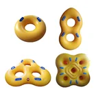 Customized Factory Price Crazy Sports 1 2 3 4 Rider Inflatable Water Park Slide Tube for sale