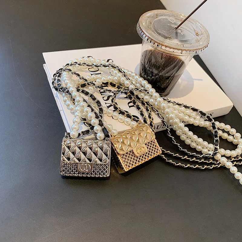 Luxury Mini Purses Women Gold Silvery Samll Trendy Women Hand Bag Metalic Sense Pearls Chains Crossbody Shoulder Bags
Luxury Mini Purses Women Gold Silvery Samll Trendy Women Hand Bag Metalic Sense Pearls Chains Crossbody Shoulder Bags