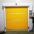Factory price PVC Roller Door Fast Rolling Shutter Door With Radar Sensor