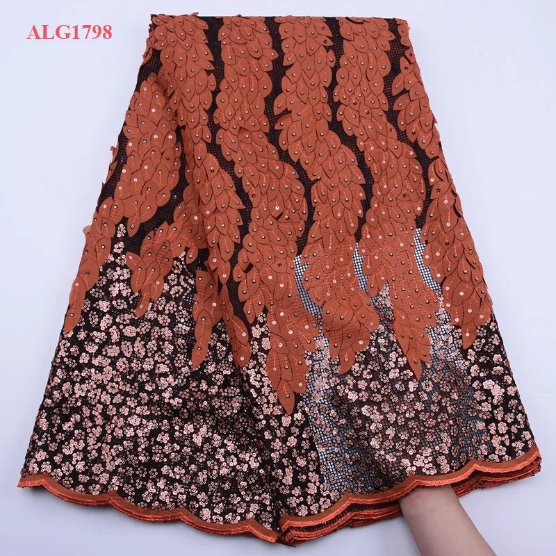 New Arrival African Tulle Lace Fabric Orange Black French 3D Flowers Net Lace With Sequins For Nigeria Wedding Party 1798
New Arrival African Tulle Lace Fabric Orange Black French 3D Flowers Net Lace With Sequins For Nigeria Wedding Party 1798