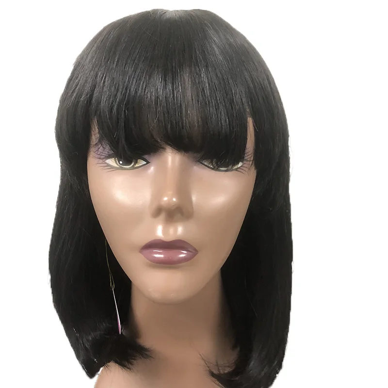 Mellow Wave Fringe Hair Wigs Natural Color Bob Fringe Wig Human Hair Straight Human Wig Virgin Brazilian Human Hair
Mellow Wave Fringe Hair Wigs Natural Color Bob Fringe Wig Human Hair Straight Human Wig Virgin Brazilian Human Hair