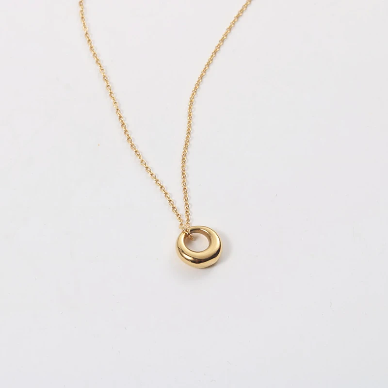 Trendy Jewelry Jewelry 18K Gold Plated Chunky Circle Gradient Pendant Necklace Stainless Steel Jewelry Tarnish Free
Trendy Jewelry Jewelry 18K Gold Plated Chunky Circle Gradient Pendant Necklace Stainless Steel Jewelry Tarnish Free