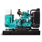 Portable Generator 40kw Generator Silent Canopy Portable 40kw Trailer Diesel Generator 50kva Generator With Wheels