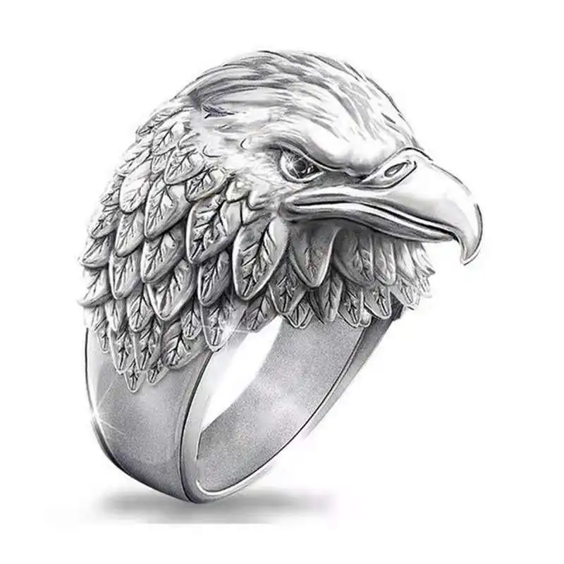 Fashion hip-hop retro punk eagle men's ring hand jewelry 
Fashion hip-hop retro punk eagle men's ring hand jewelry