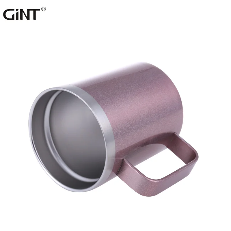 

Gint Popular 304 stainless steel water mug double wall tumbler with holder 12oz High Quality Customized vacuum mug