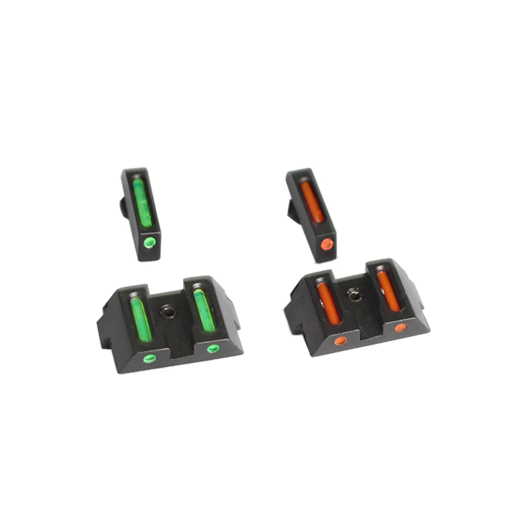 

SPINA OPTICS New Tactical Fiber Optic Front and Rear Glock red green dot sights for G17 G19