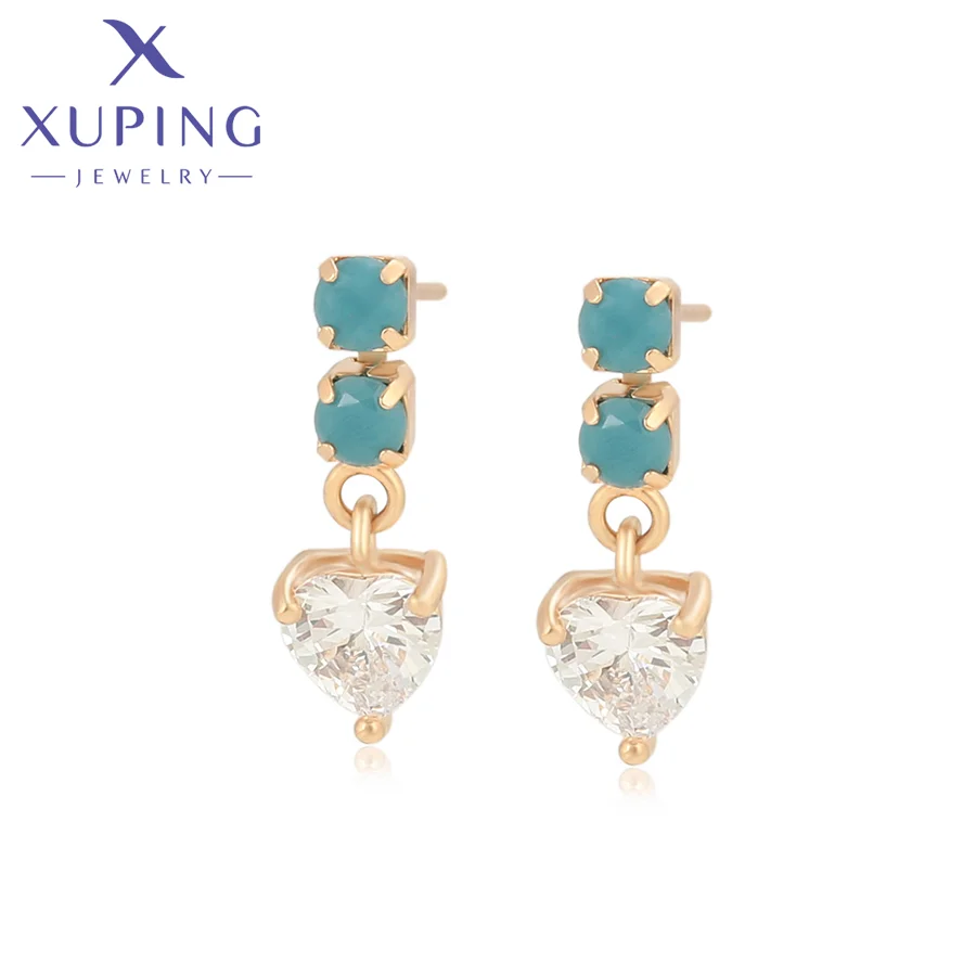 A00388648xuping jewelry18k gold plating Heart shape diamond pendant Fashion personality elegant stud earrings
A00388648xuping jewelry18k gold plating Heart shape diamond pendant Fashion personality elegant stud earrings