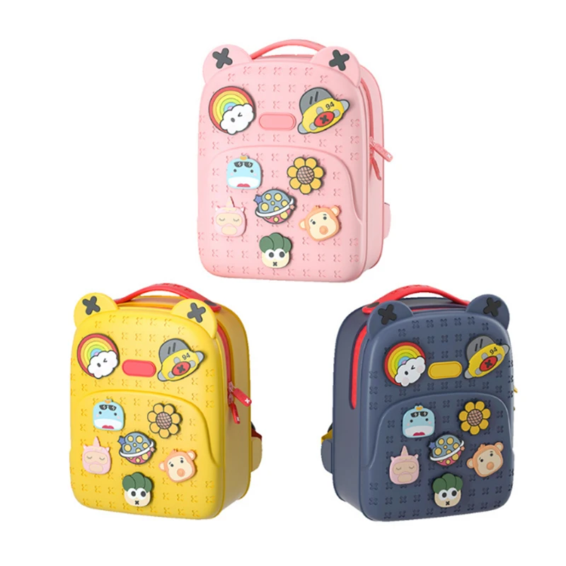 Eco-friendly Waterproof Candy Colors Kids School Bags Backpack EVA Cartoon Bag Pink Children's Backpack, Pink, yellow, blue
Eco-friendly Waterproof Candy Colors Kids School Bags Backpack EVA Cartoon Bag Pink Children's Backpack, Pink, yellow, blue