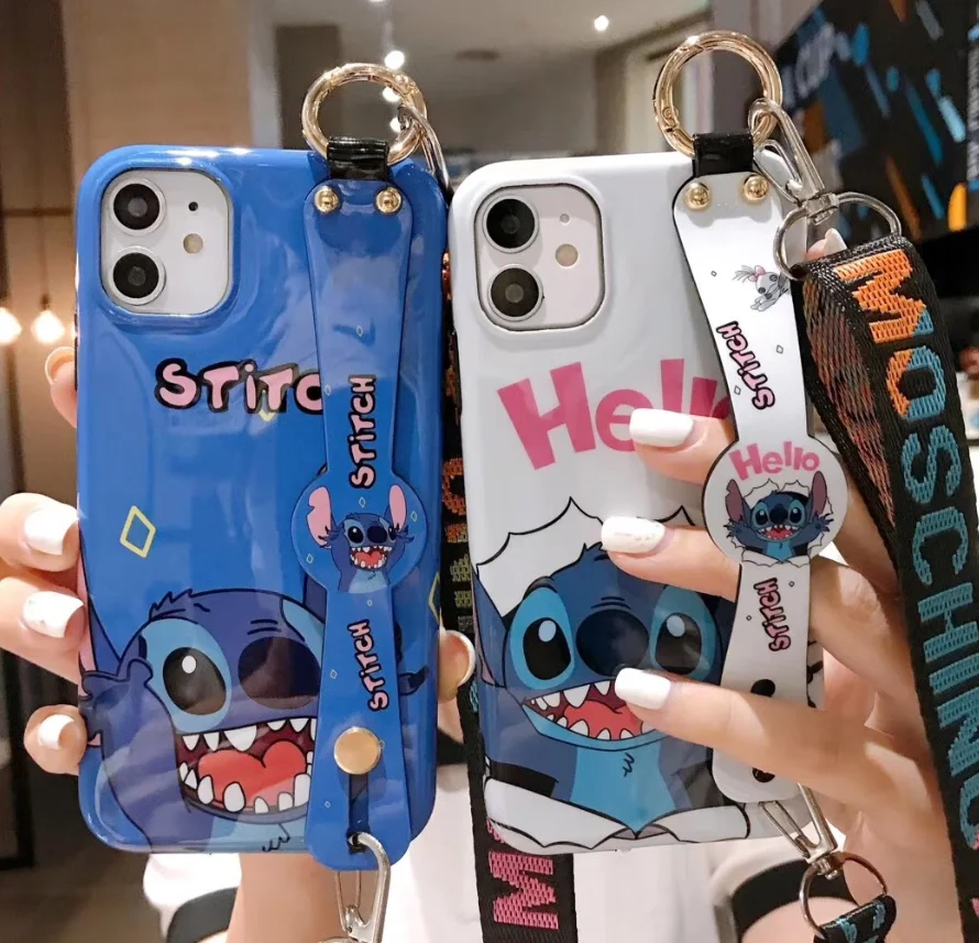 Anime Stitch lanyard wristband metallic holder Phone Case For iPhone 12 pro max 12 Mini 11 XS X Cover Free shipping, Colorful
Anime Stitch lanyard wristband metallic holder Phone Case For iPhone 12 pro max 12 Mini 11 XS X Cover Free shipping, Colorful