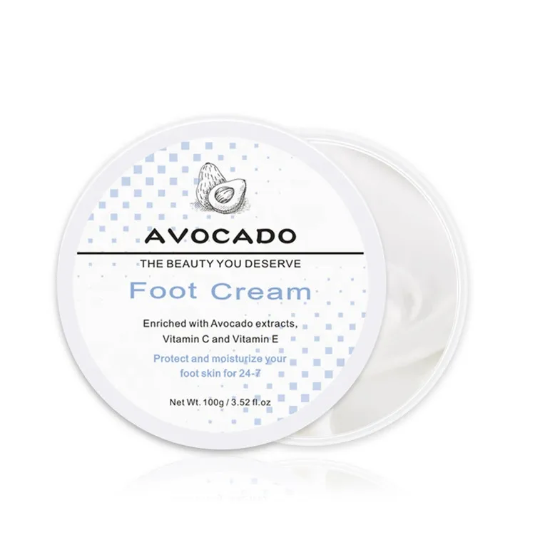 OEM Wholesale Skin Care Whitening foot Cream Good Moisturizing Avocado 100g Foot Cream For All Skin
OEM Wholesale Skin Care Whitening foot Cream Good Moisturizing Avocado 100g Foot Cream For All Skin