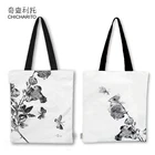 Promotional Custom Organic Print Cotton Canvas Shoulder Tote Bag Manufacturing