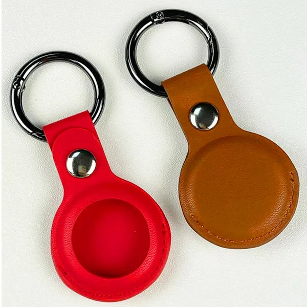 Keychain Design Leather Protector Cover for AirTags Shockproof Anti-scratch Anti-fall Silicone Protective Case for Air Tags, Many colors
Keychain Design Leather Protector Cover for AirTags Shockproof Anti-scratch Anti-fall Silicone Protective Case for Air Tags, Many colors