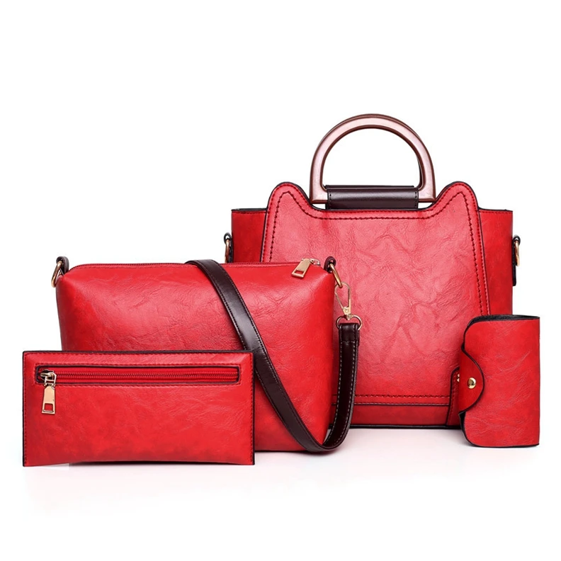 XP1685 Fashion Trendy Ladies Handbag Sets 4pcs in 1 Designer Handbags and Purse PU Leather Woman Bags Set
XP1685 Fashion Trendy Ladies Handbag Sets 4pcs in 1 Designer Handbags and Purse PU Leather Woman Bags Set