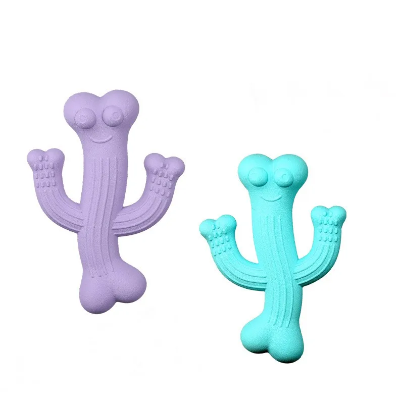New design pet supplies Tear-resistant dog toys Cactus rubber teething training pet toys
New design pet supplies Tear-resistant dog toys Cactus rubber teething training pet toys