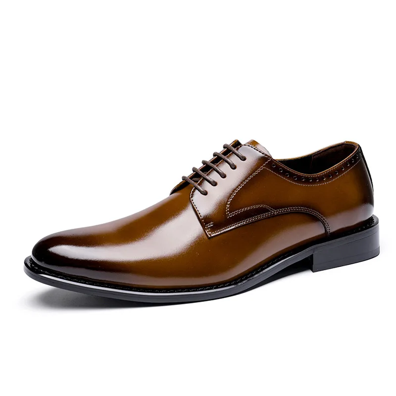 New fashion design mens brown black men dress shoe genuine leather formal shoes boys dress male shoes
New fashion design mens brown black men dress shoe genuine leather formal shoes boys dress male shoes