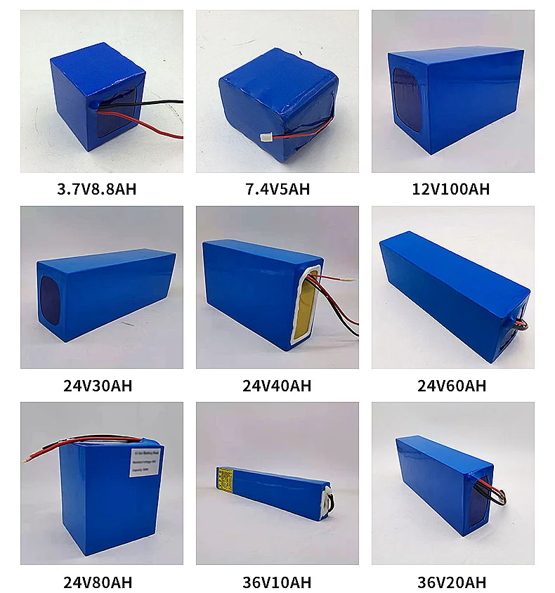 Lithium battery 12V 24V 36V 48V 5AH 10AH 15AH 20AH 25AH 100AH battery pack