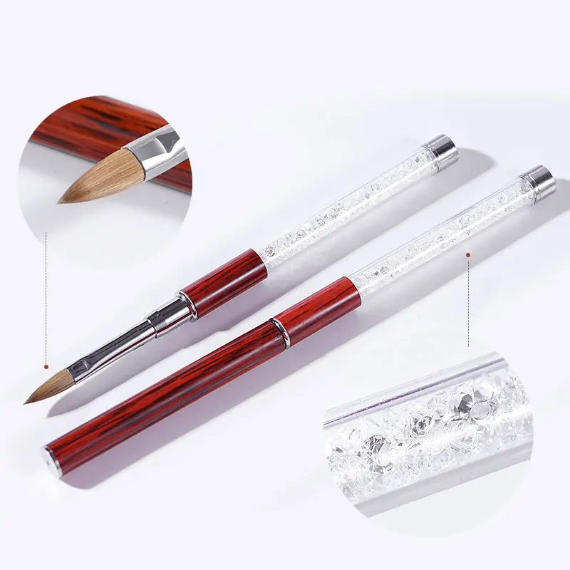 Custom LOGO Pure Kolinsky Nail Brush Sable Acrylic Nail Art Brushes Brush Manufacturer, Black, brown, blue
Custom LOGO Pure Kolinsky Nail Brush Sable Acrylic Nail Art Brushes Brush Manufacturer, Black, brown, blue