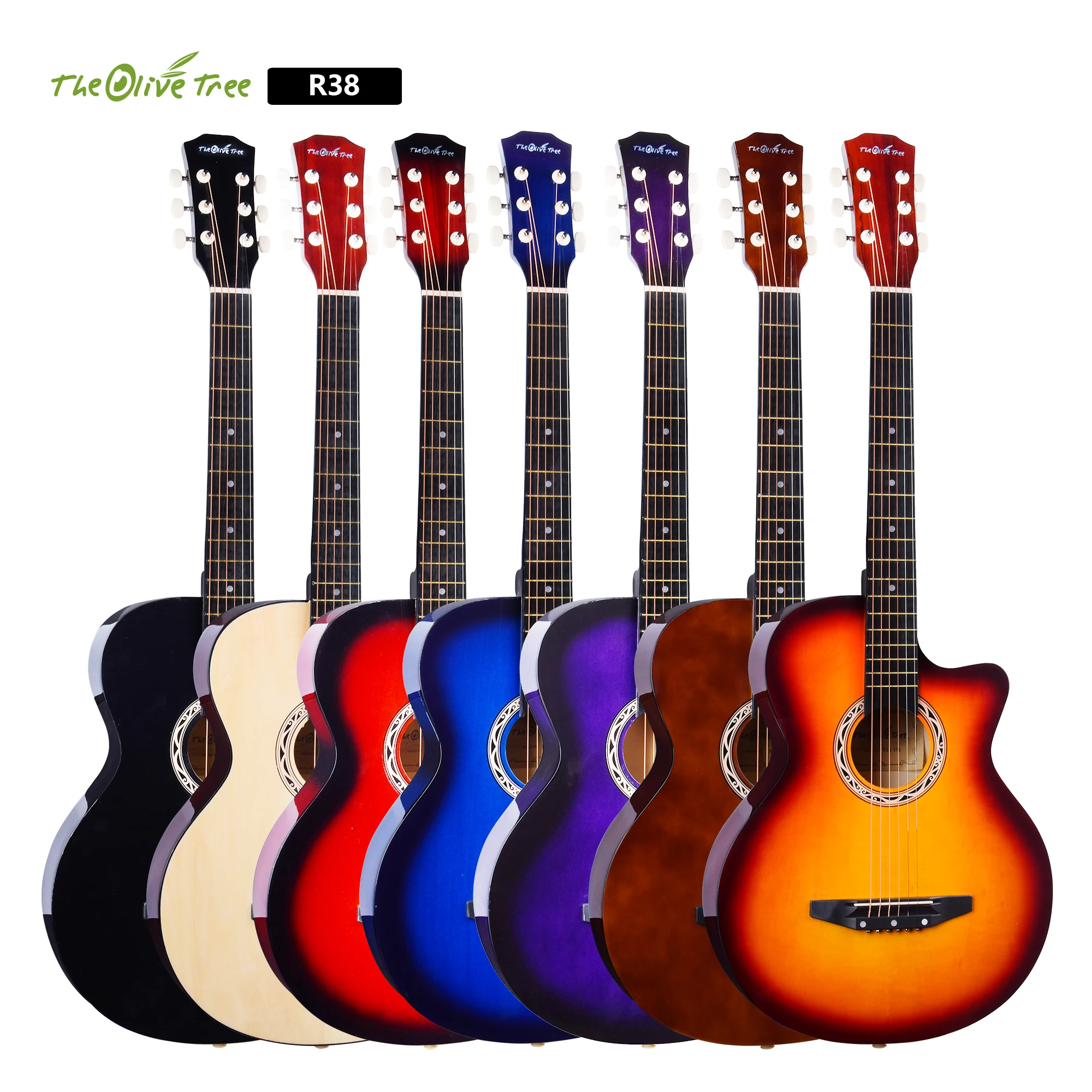 Wholesale musical instruments acoustic guitar linden wood colorful made in China, Many colors
Wholesale musical instruments acoustic guitar linden wood colorful made in China, Many colors