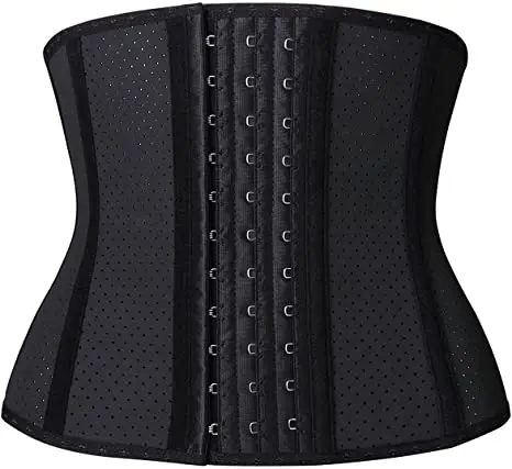 Trendy Sexy ladies waist trainer women 3 Rows Hook 9 Boned weight loss shapewaer Latex waist slimming big hooks burn fat shapew, Black
Trendy Sexy ladies waist trainer women 3 Rows Hook 9 Boned weight loss shapewaer Latex waist slimming big hooks burn fat shapew, Black