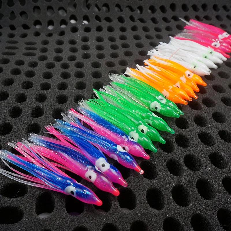 Mixed Colors Soft Octopus Skirt Fishing Lure Artificial Squid Lure Fishing Bait for Sea River Fish, Vavious colors
Mixed Colors Soft Octopus Skirt Fishing Lure Artificial Squid Lure Fishing Bait for Sea River Fish, Vavious colors