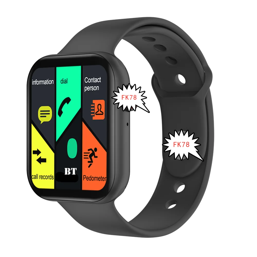 2021 FK78 Smart Watch 1.78 Inch Full Screen Call Heart Rate Pedometer Fitness Tracking Watch Waterproof For Android ios
2021 FK78 Smart Watch 1.78 Inch Full Screen Call Heart Rate Pedometer Fitness Tracking Watch Waterproof For Android ios
