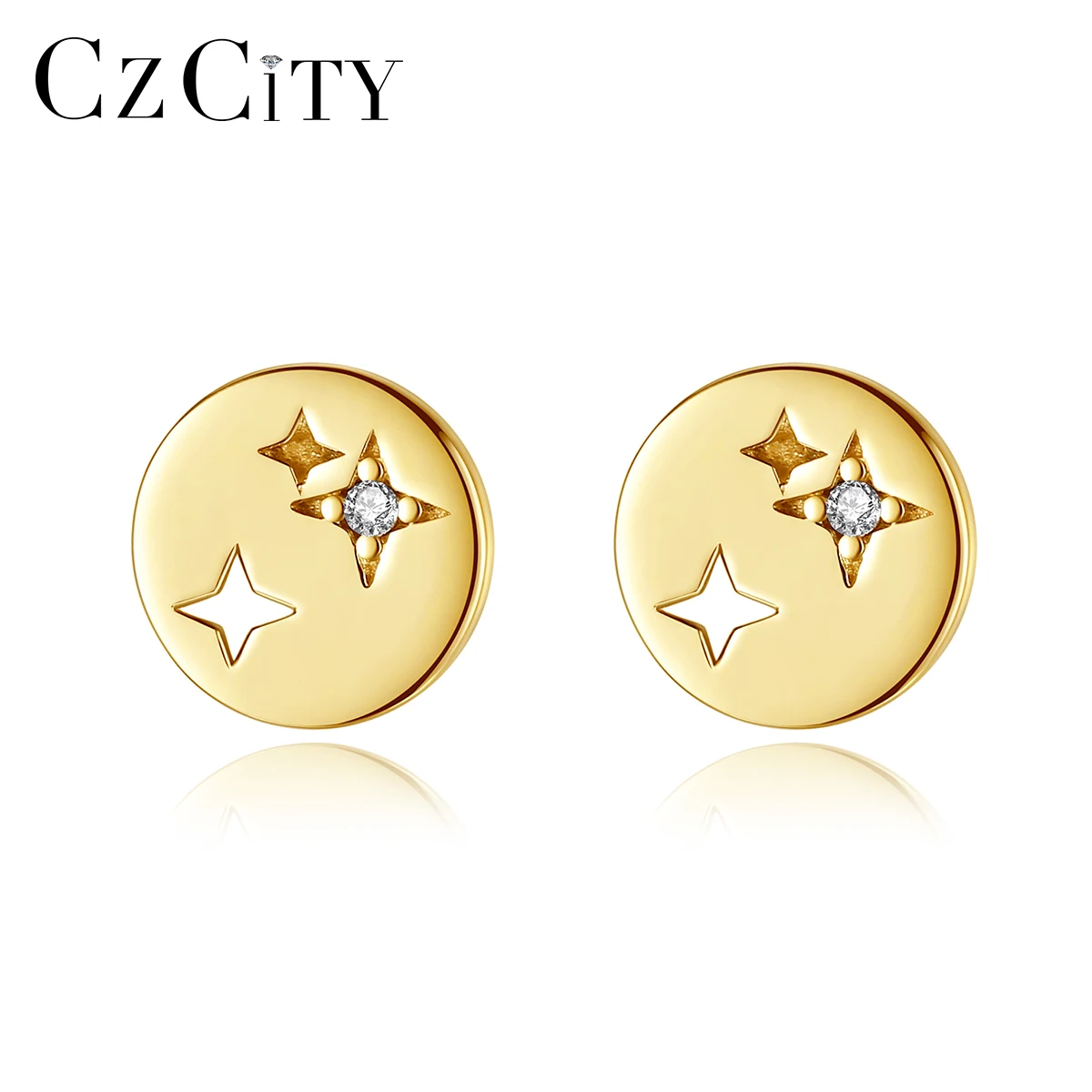 GEM&TIME Luxury Designer 14k Gold Star Earrings for Women Fashionable Wholesale
GEM&TIME Luxury Designer 14k Gold Star Earrings for Women Fashionable Wholesale