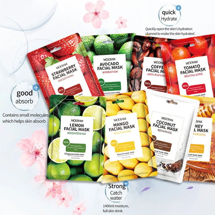 Hot Sale Hydrating Tomato Coconut Face Mask Lifting Whitening Multiple Friuts Facial Masks Sheet
Hot Sale Hydrating Tomato Coconut Face Mask Lifting Whitening Multiple Friuts Facial Masks Sheet