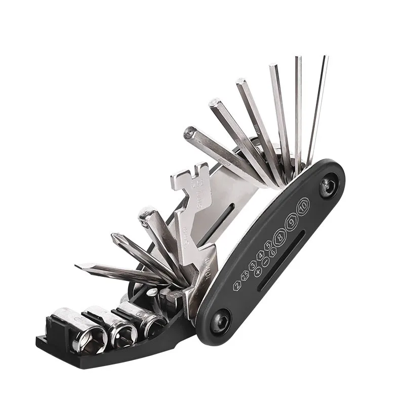 Manufacturers Wholesale New Repair Tools Multi-Functional Bicycle Wrench 13 In 1 Household Maintenance Tools
Manufacturers Wholesale New Repair Tools Multi-Functional Bicycle Wrench 13 In 1 Household Maintenance Tools