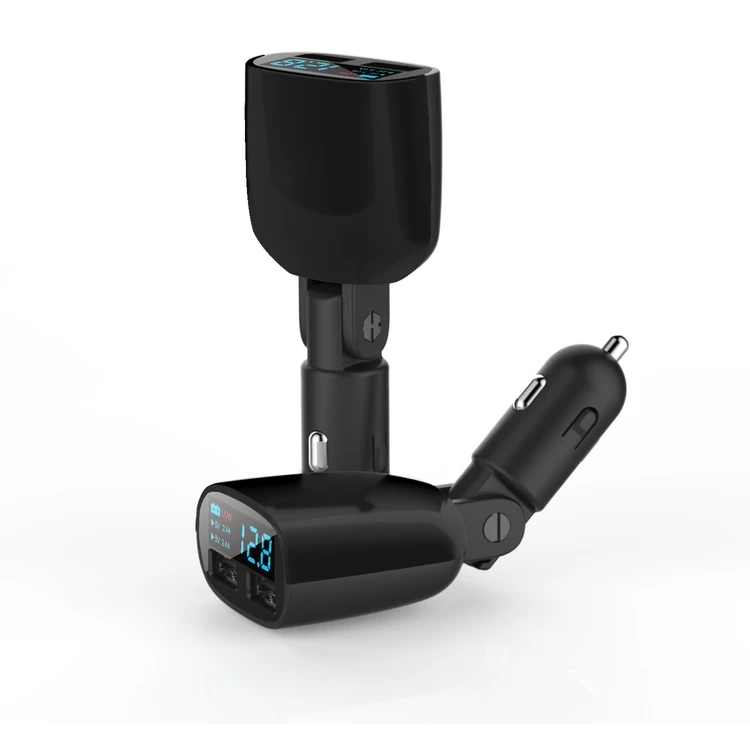 LED Display Screen USB Charger Car For Phones Tablets QC3.0 Smart Car Charger, Black white customized
LED Display Screen USB Charger Car For Phones Tablets QC3.0 Smart Car Charger, Black white customized