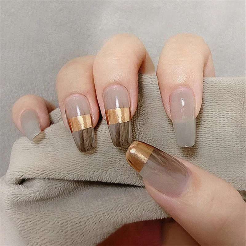 TKL High quality luxury nail art tips ombre press on acrylic nails reusable artificial nails
TKL High quality luxury nail art tips ombre press on acrylic nails reusable artificial nails