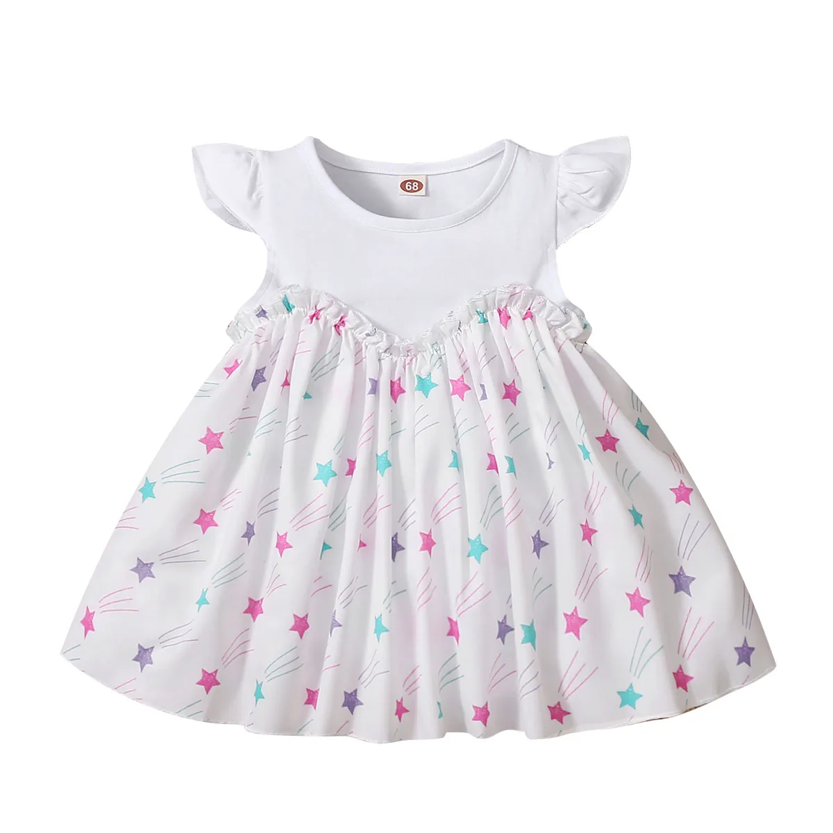 2021 knitted baby clothes printed new born baby dresses short Sleeve baby girls dress designs, As pictures
2021 knitted baby clothes printed new born baby dresses short Sleeve baby girls dress designs, As pictures