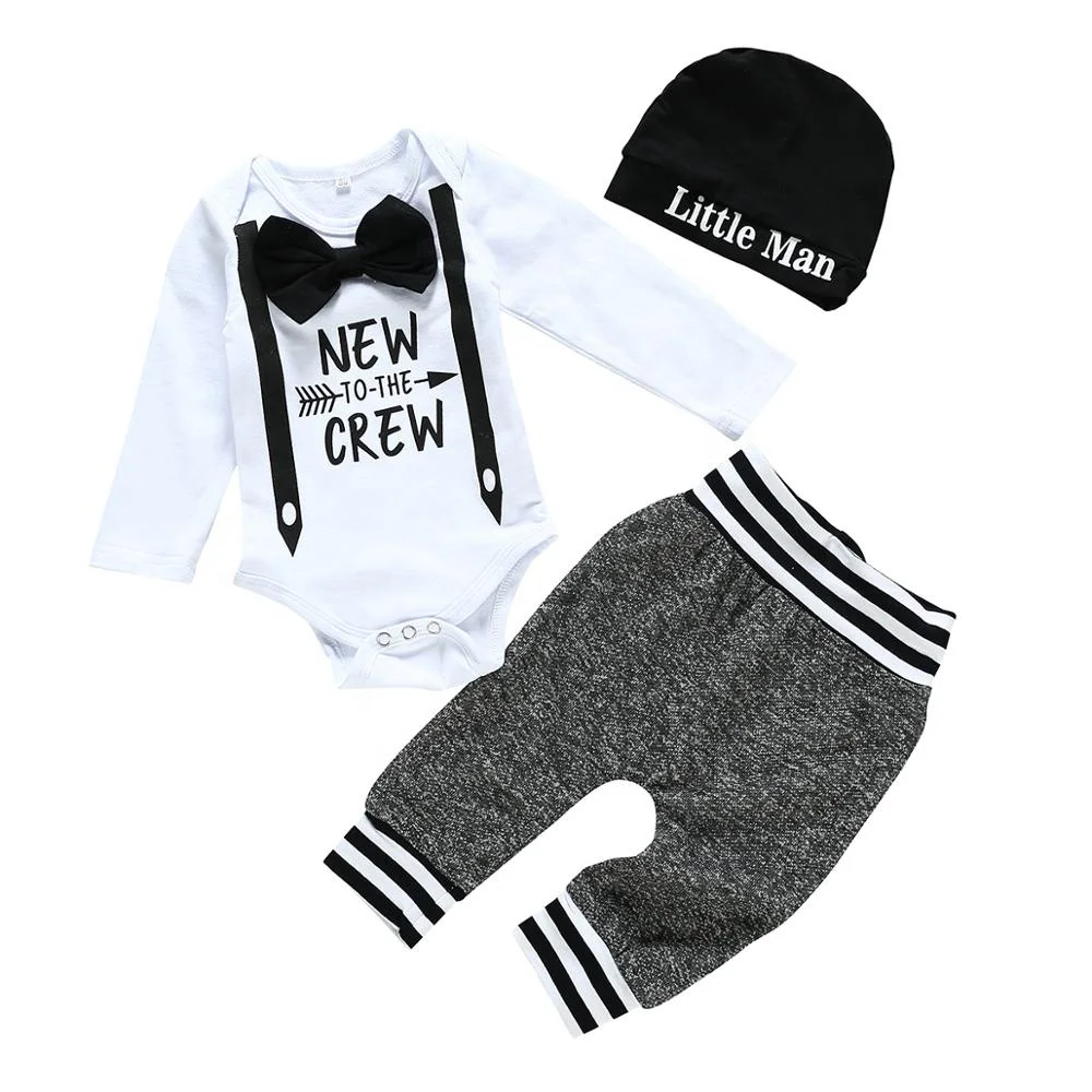 Newborn Kids Infant Baby Boy Bodysuit Long Sleeve Cotton Romper Long Pants Winter 3PCS Baby Clothing Outfits Sets, White
Newborn Kids Infant Baby Boy Bodysuit Long Sleeve Cotton Romper Long Pants Winter 3PCS Baby Clothing Outfits Sets, White