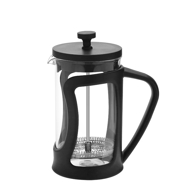 600ml High Borosilicate Glass And New Pp Stainless Steel Inner Parts With Lid Amazon Hot French Press Pot, Black
600ml High Borosilicate Glass And New Pp Stainless Steel Inner Parts With Lid Amazon Hot French Press Pot, Black
