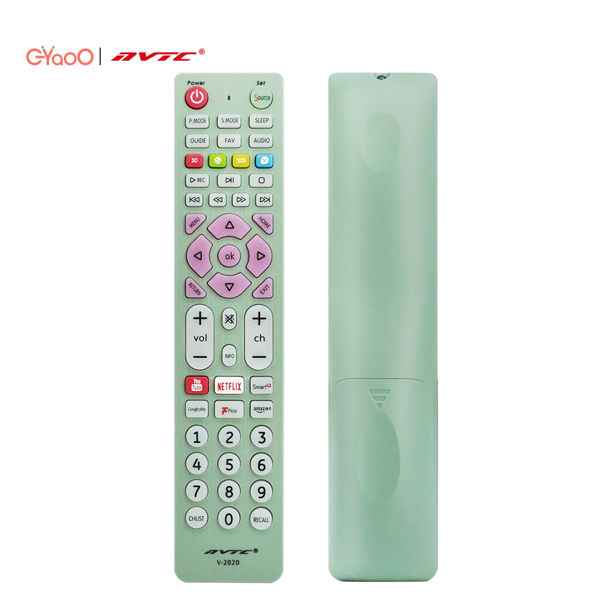 New V-2020 Model Universal Smart Android Tv Box Remote Control LED Tv Remote Control Green Remote Control
New V-2020 Model Universal Smart Android Tv Box Remote Control LED Tv Remote Control Green Remote Control