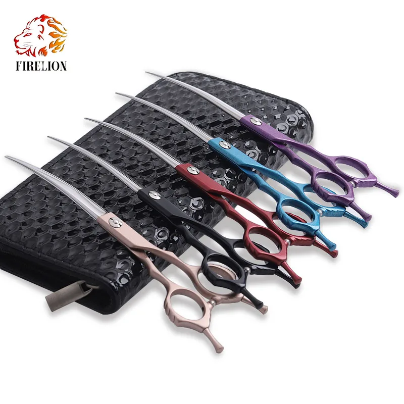 Wholesale Professional Cat Dog Pet Grooming Scissors Curved, Blue;black;red;purple;rose gold
Wholesale Professional Cat Dog Pet Grooming Scissors Curved, Blue;black;red;purple;rose gold