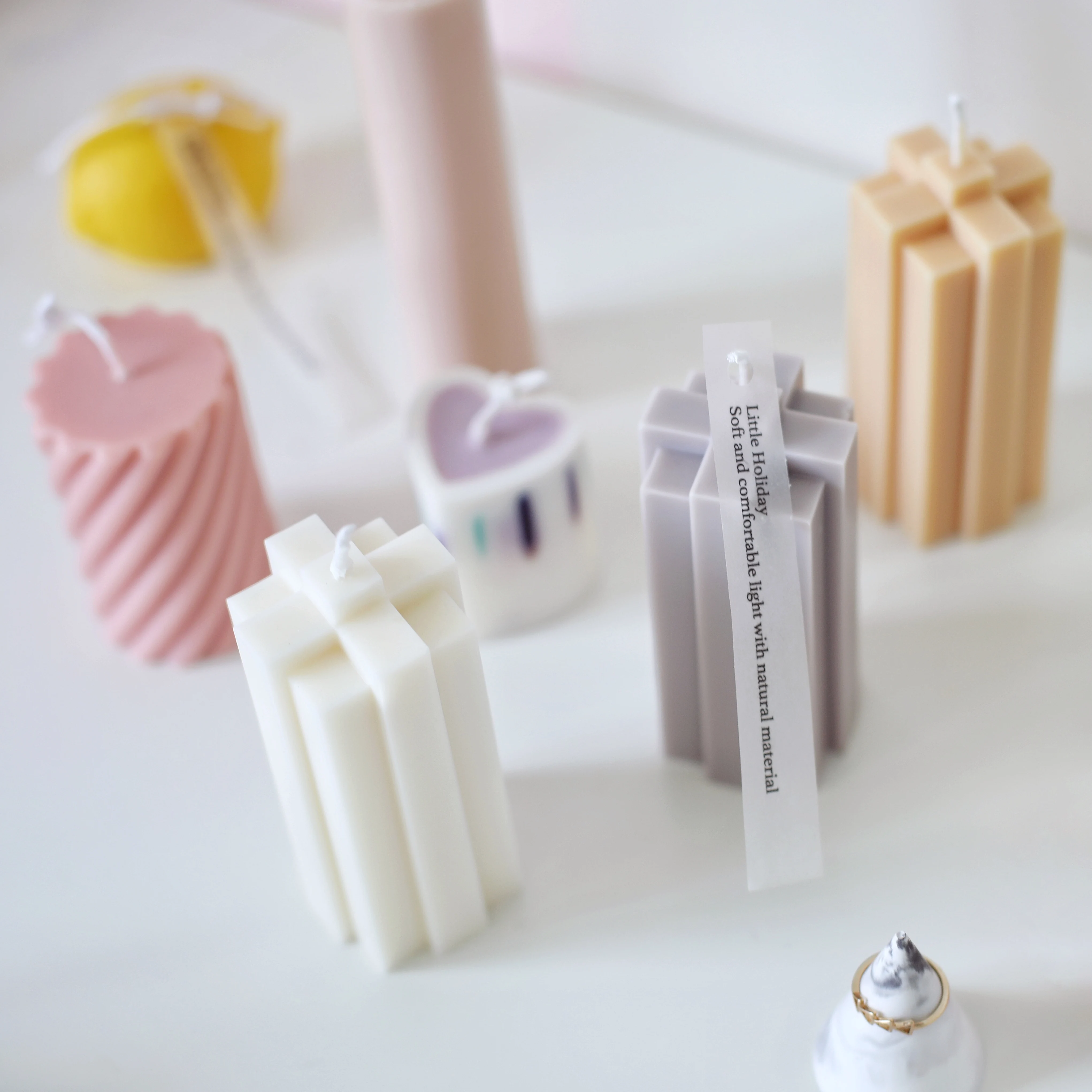 LOVE'N Korean candle style new DIY handmade candles with geometric square tube candle silicone mold LV436F
LOVE'N Korean candle style new DIY handmade candles with geometric square tube candle silicone mold LV436F