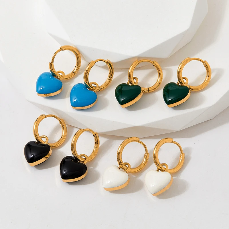 INS wind love earrings female simple oil drop earrings stainless steel three-dimensional double-sided earrings
INS wind love earrings female simple oil drop earrings stainless steel three-dimensional double-sided earrings