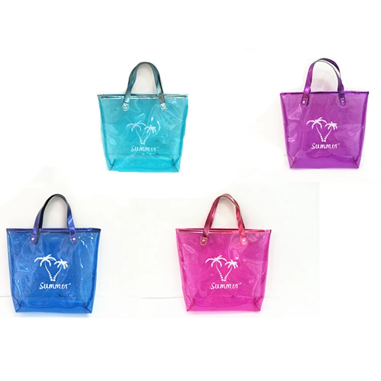 Candy Color Custom Logo Waterproof Clear Plastic Jelly Summer Beach Bag Transparent PVC Tote Bag, Customized
Candy Color Custom Logo Waterproof Clear Plastic Jelly Summer Beach Bag Transparent PVC Tote Bag, Customized