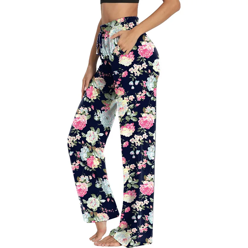Womens Yoga Pants Sweatpants Straight-Leg Joggers Drawstring Workout Lounge Pajamas Pants with Pockets, 2 colors
Womens Yoga Pants Sweatpants Straight-Leg Joggers Drawstring Workout Lounge Pajamas Pants with Pockets, 2 colors