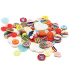 Nickel-free Button Buttons Factory Button Custom Fashion Environmental Friendly Resin Clothing Shirt Baby Colorful Button