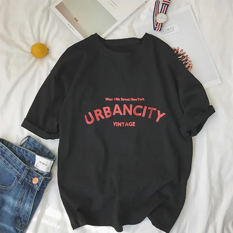 Short Sleeves All-match Printing Tshirt Fashionable Women's Round Neck Tshirt 2021 Summer
Short Sleeves All-match Printing Tshirt Fashionable Women's Round Neck Tshirt 2021 Summer