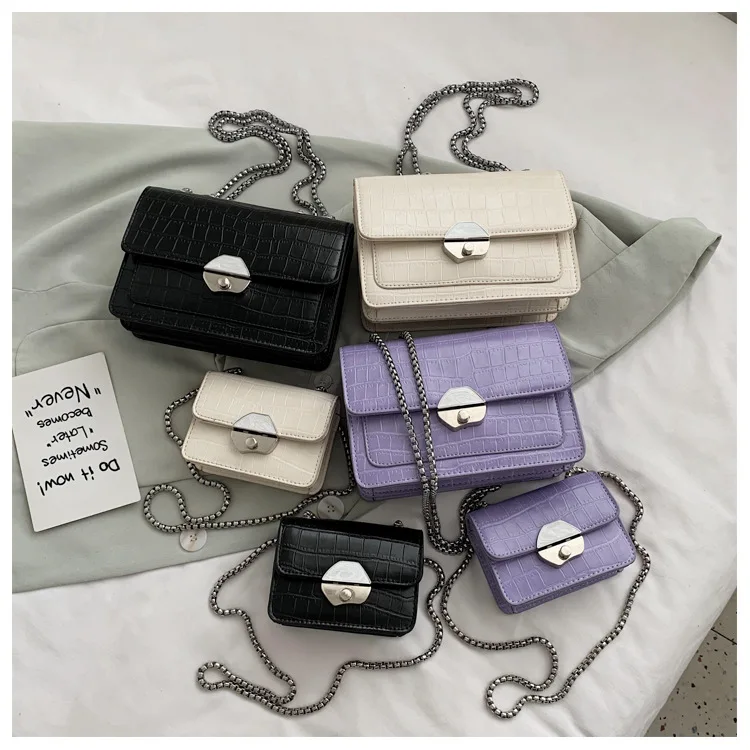 Top selling 2020 Summer Fashion simple Style bag Alligator pattern mini square bag for ladies messenger bag
Top selling 2020 Summer Fashion simple Style bag Alligator pattern mini square bag for ladies messenger bag