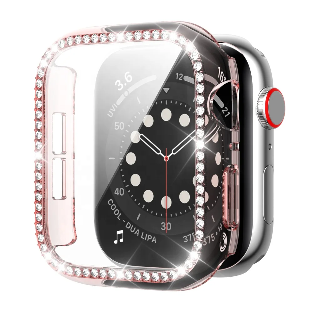 Diamond Screen Protector Case Compatible with Apple Watch 38mm, Bling Diamond PC Protector Case for iWatch Series 5/4/3/2/1
Diamond Screen Protector Case Compatible with Apple Watch 38mm, Bling Diamond PC Protector Case for iWatch Series 5/4/3/2/1