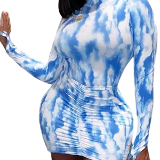 Gradient printed hip skirt sexy loose mini dresses tailor mini dress form mini lady dress
Gradient printed hip skirt sexy loose mini dresses tailor mini dress form mini lady dress