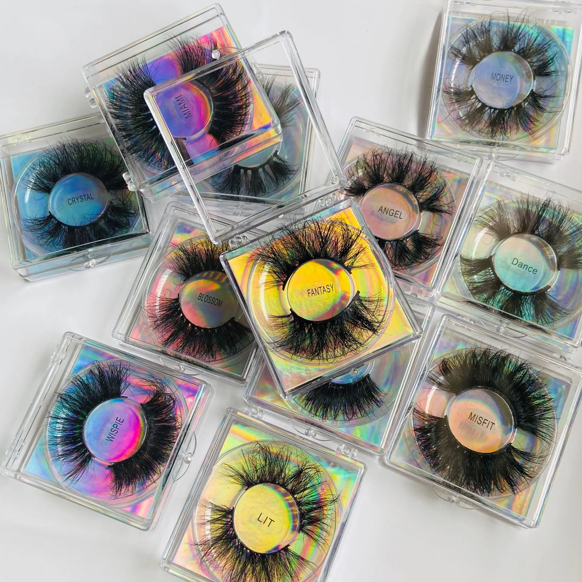 WISPLE to ANGLE 1 pair of Fluffy eyelashes Mink eyelashes 8D long and thick hand made false eyelashes, Black
WISPLE to ANGLE 1 pair of Fluffy eyelashes Mink eyelashes 8D long and thick hand made false eyelashes, Black