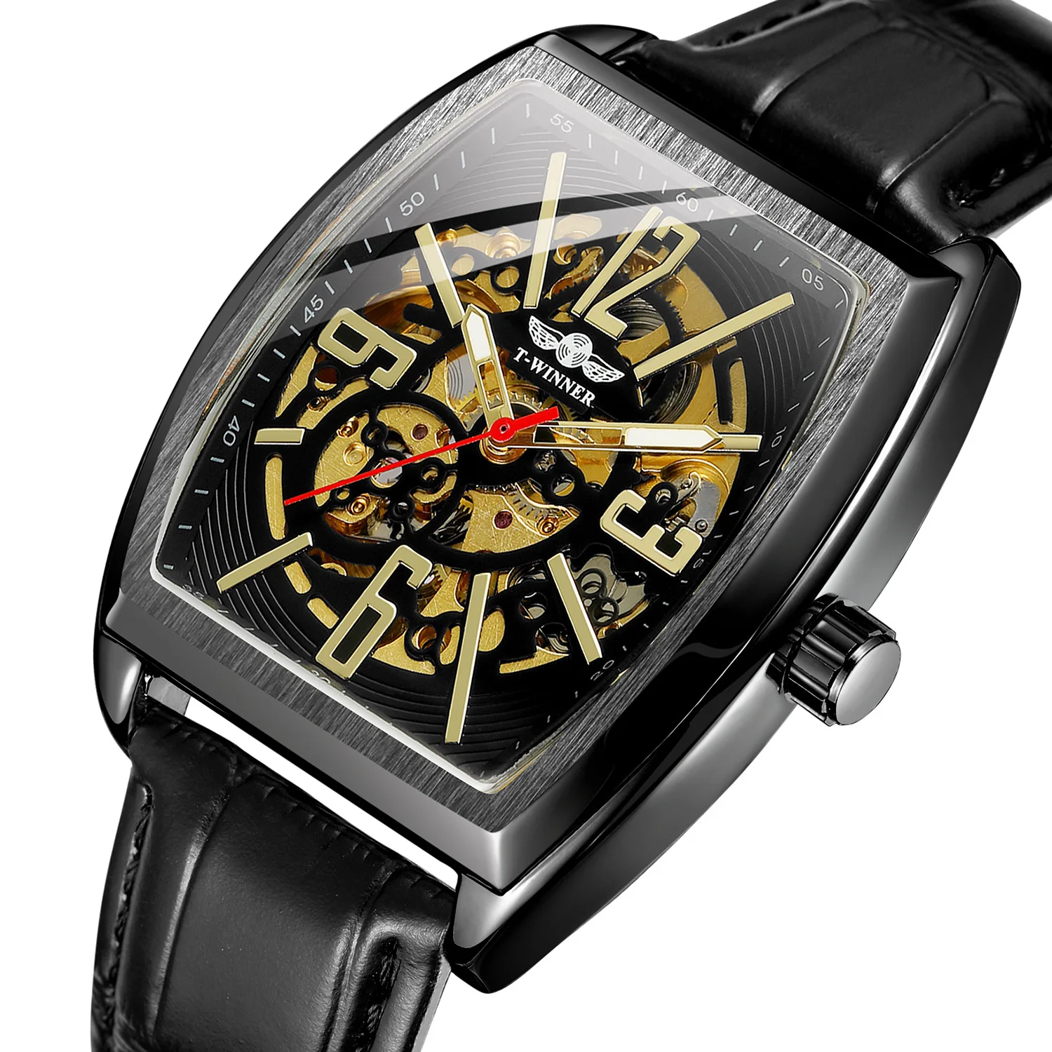 2021 Business machinery men's wine bucket men's hollow watch belt automatic mechanical watch
2021 Business machinery men's wine bucket men's hollow watch belt automatic mechanical watch