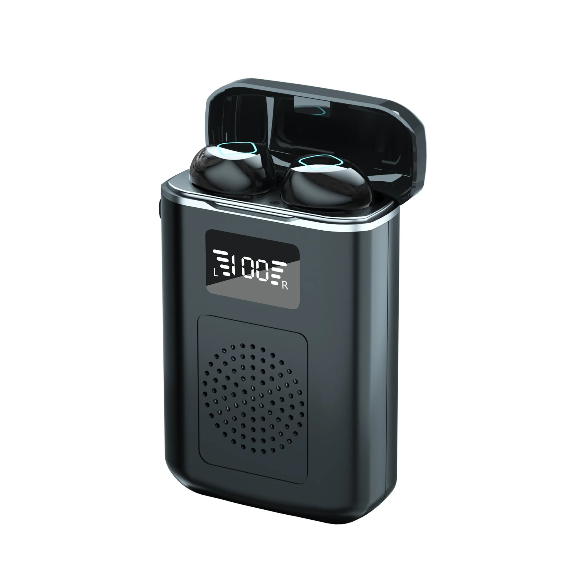 4 in 1 TWS Earphones In-ear Earbuds Super Large Charging Compartment Capacity 4000mAh Wireless Headset With Speaker LED Display
4 in 1 TWS Earphones In-ear Earbuds Super Large Charging Compartment Capacity 4000mAh Wireless Headset With Speaker LED Display