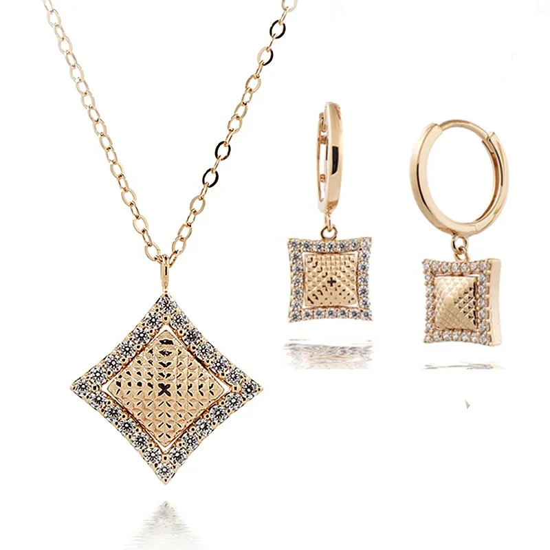 Real 18K Solid Gold Pure Gold Set Jewelry Wholesale Au750 Diamond Cut Necklace Earring Jewelry
Real 18K Solid Gold Pure Gold Set Jewelry Wholesale Au750 Diamond Cut Necklace Earring Jewelry